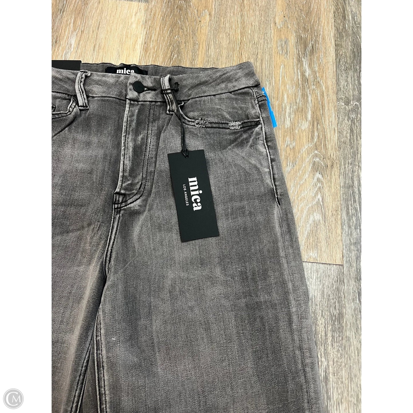 Jeans Wide Leg By Micas In Grey Denim, Size: 10/30