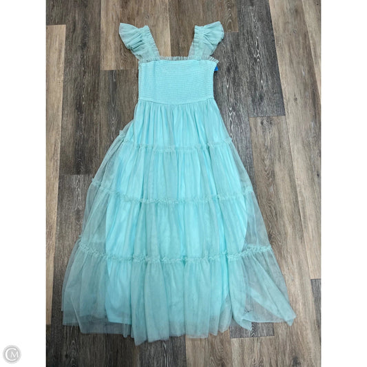 -Dress Casual Maxi By Flying Tomato In Blue, Size: S