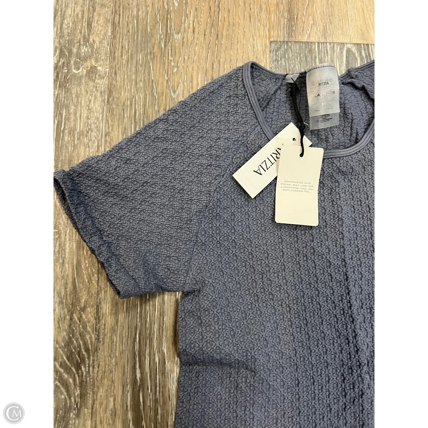 Top Short Sleeve By Aritzia In Blue, Size: M
