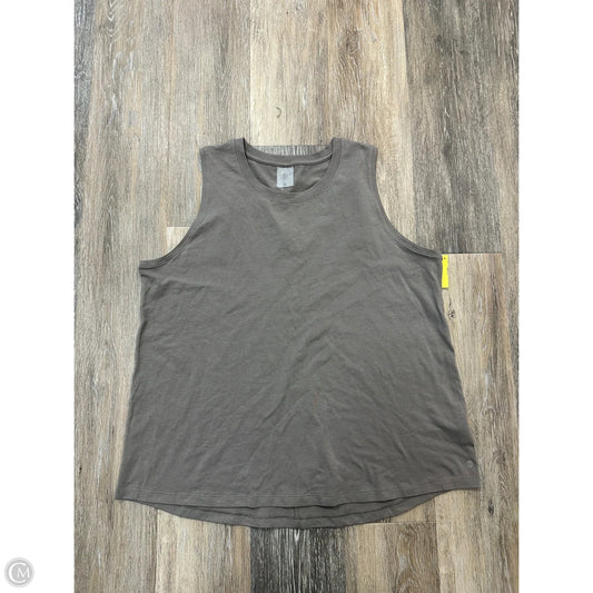 Athletic Tank Top By Calia In Taupe, Size: Xl