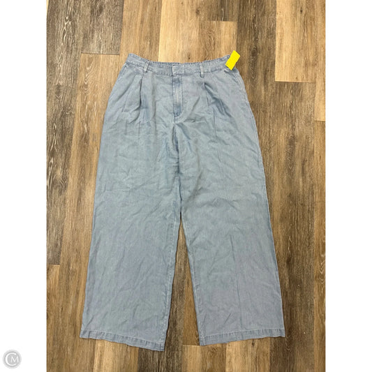 - Pants Wide Leg By Gap In Blue Denim, Size: 14