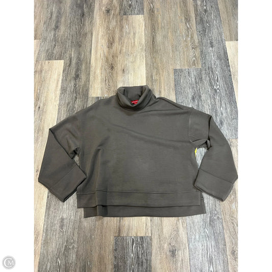 -Sweatshirt Collar By Spanx In Green, Size: Xl