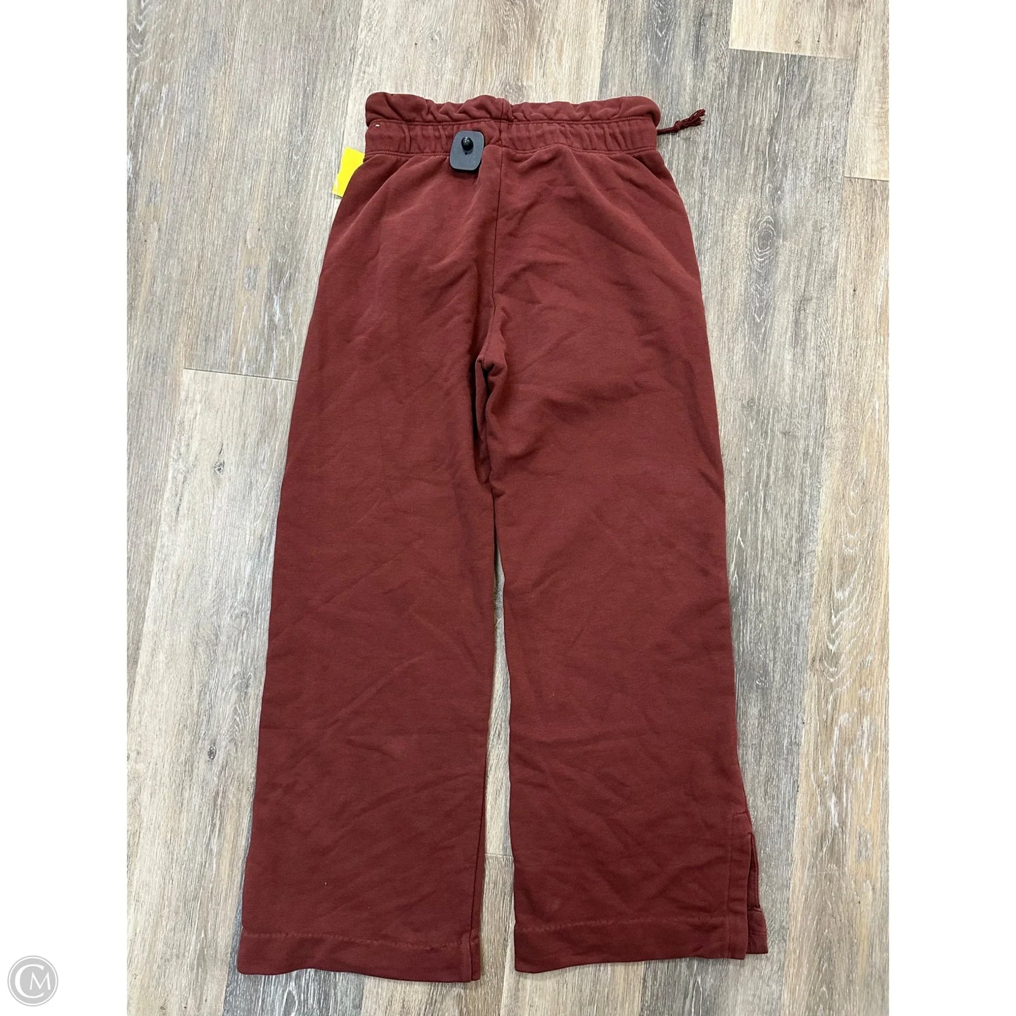 Athletic Pants By Nike Apparel In Maroon, Size: S
