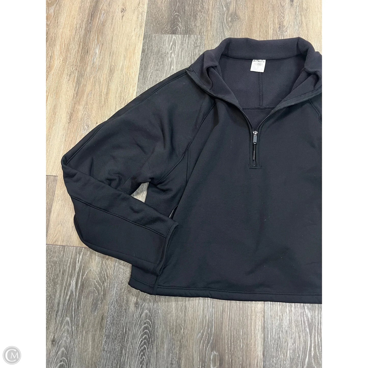 Athletic Sweatshirt Collar By Athleta In Black, Size: S