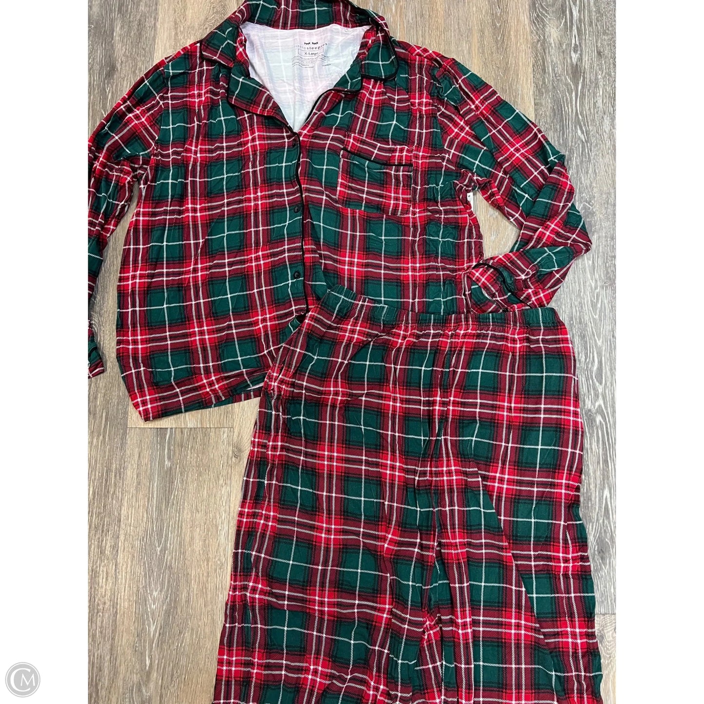 Pajamas 2pc By Little Sleepies In Plaid Pattern, Size: Xl