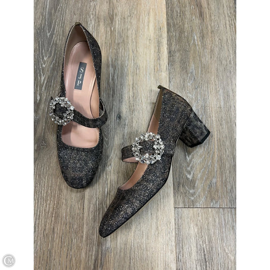 Shoes Heels Block By SJP Sarah Jessica Parker In Silver, Size: 7.5