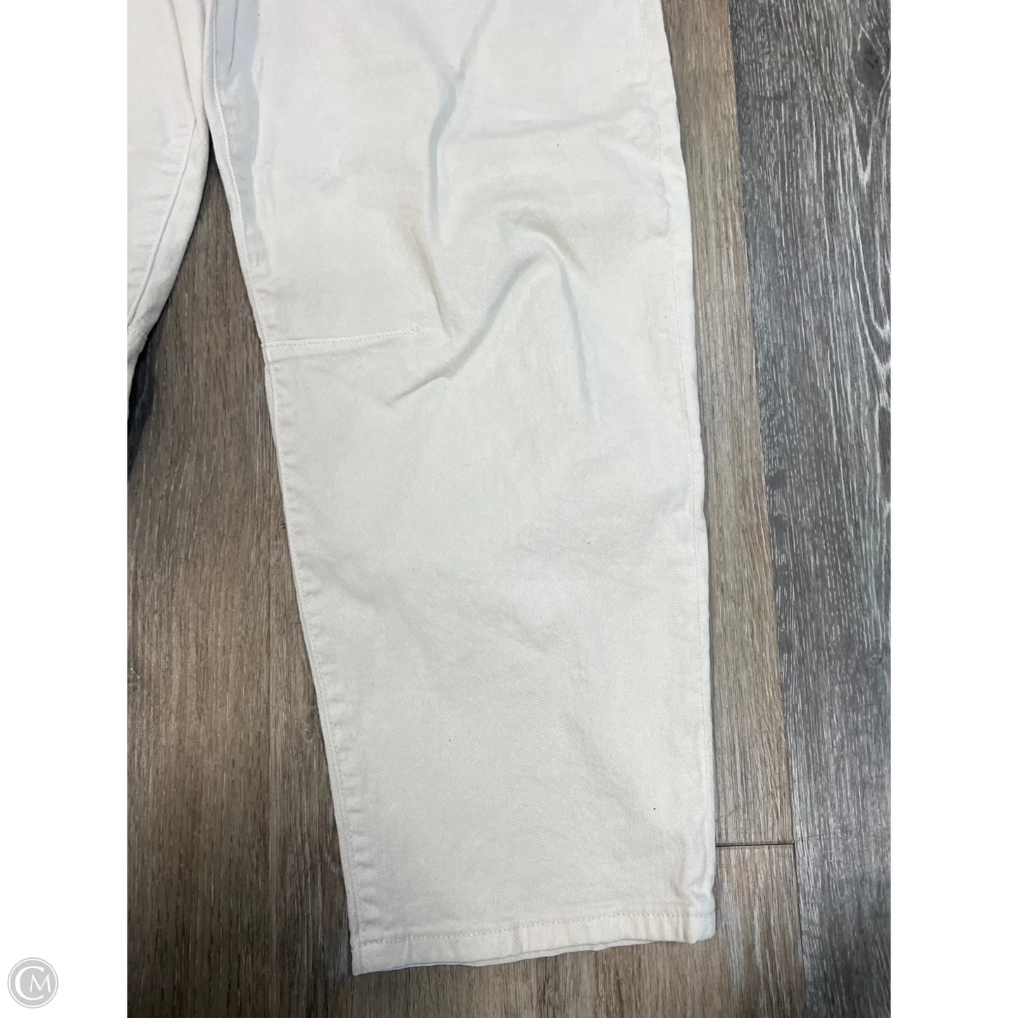 Jeans Wide Leg By Kut In Cream Denim, Size: 10