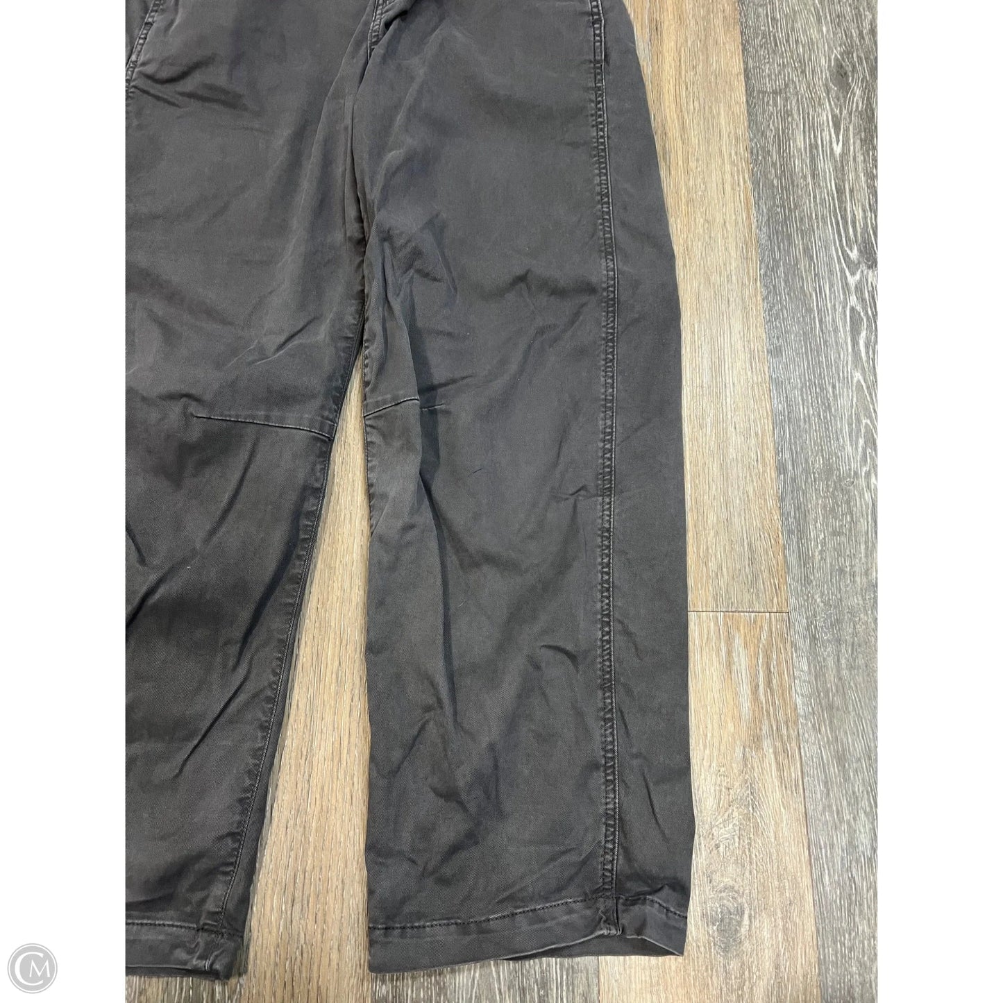 Jeans Wide Leg By Adriano Goldschmied In Grey, Size: 1/25