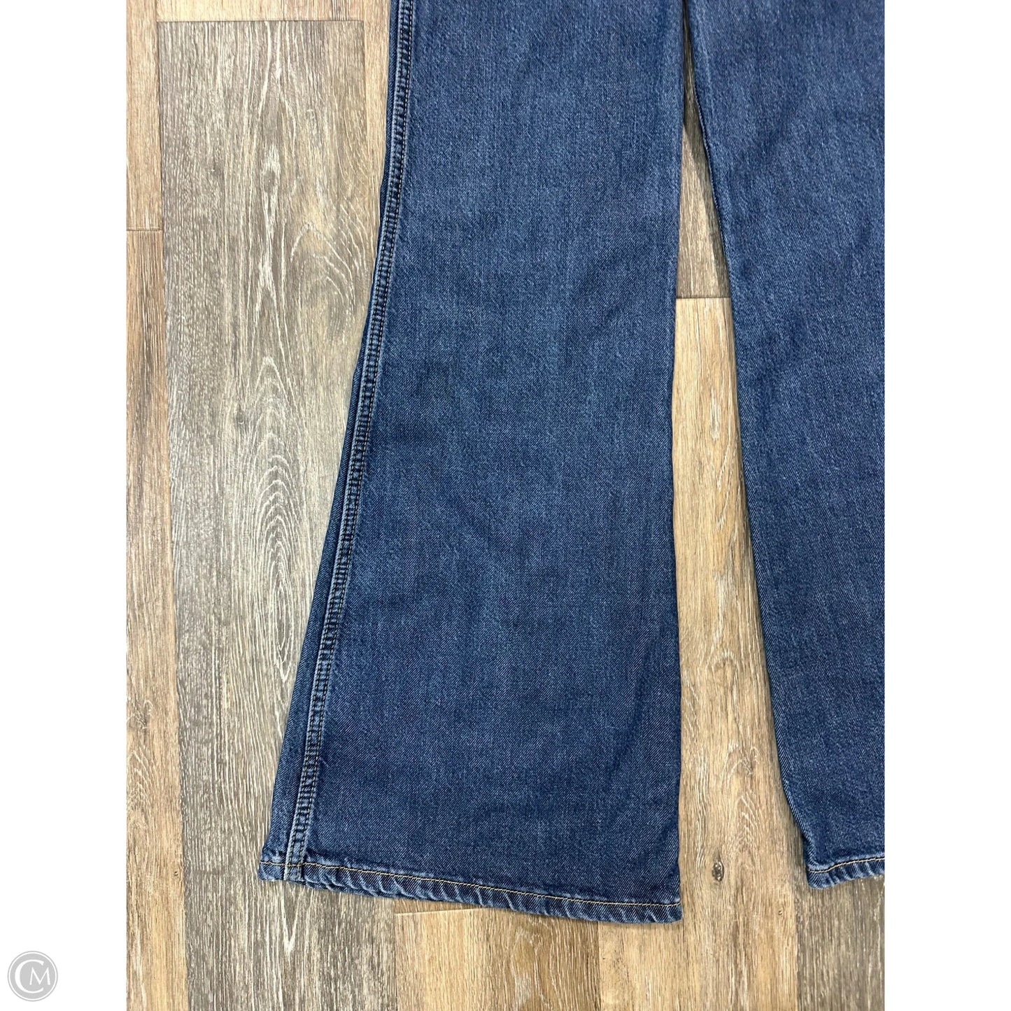 Jeans Wide Leg By Wrangler In Blue Denim, Size: 2