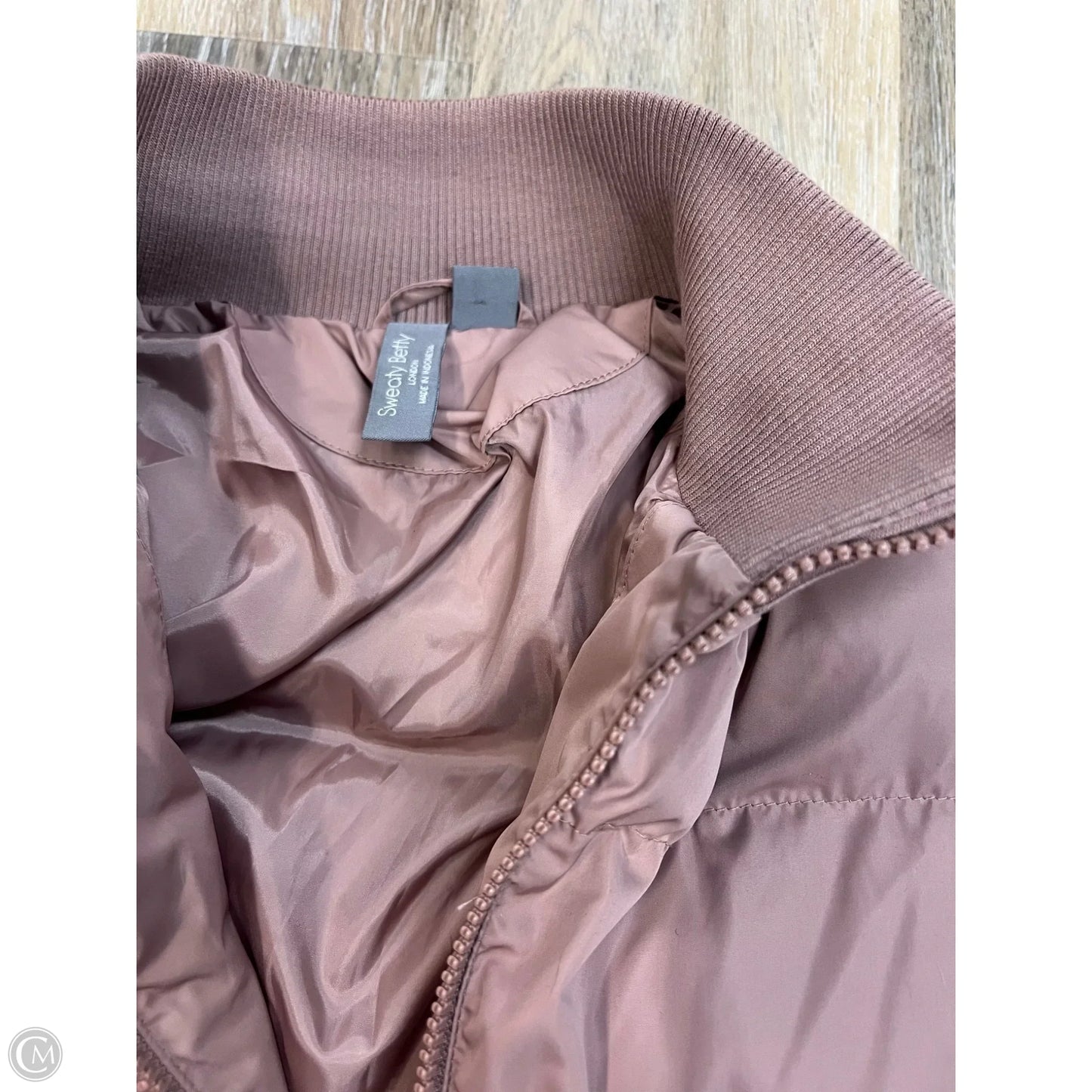 Jacket Puffer & Quilted By Sweaty Betty In Mauve, Size: L