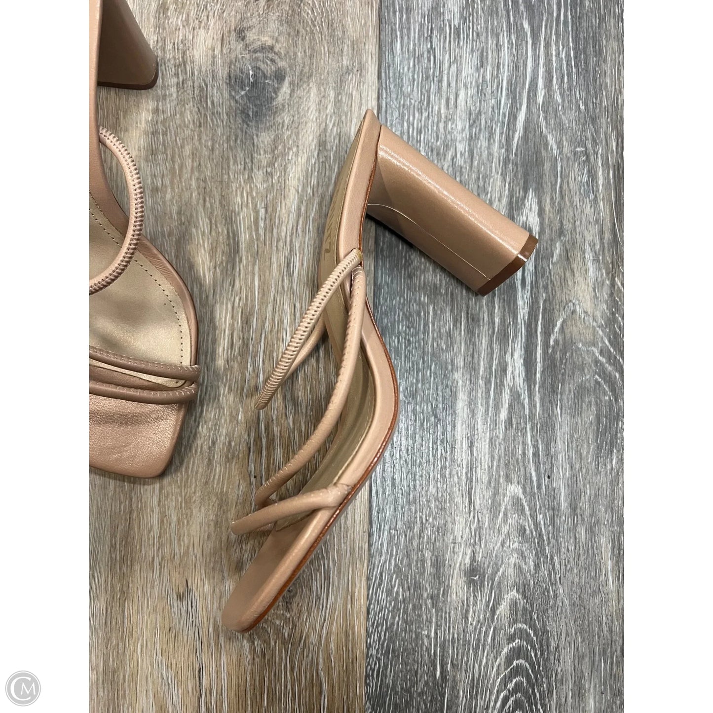 Sandals Heels Block By Schutz In Tan, Size: 7.5