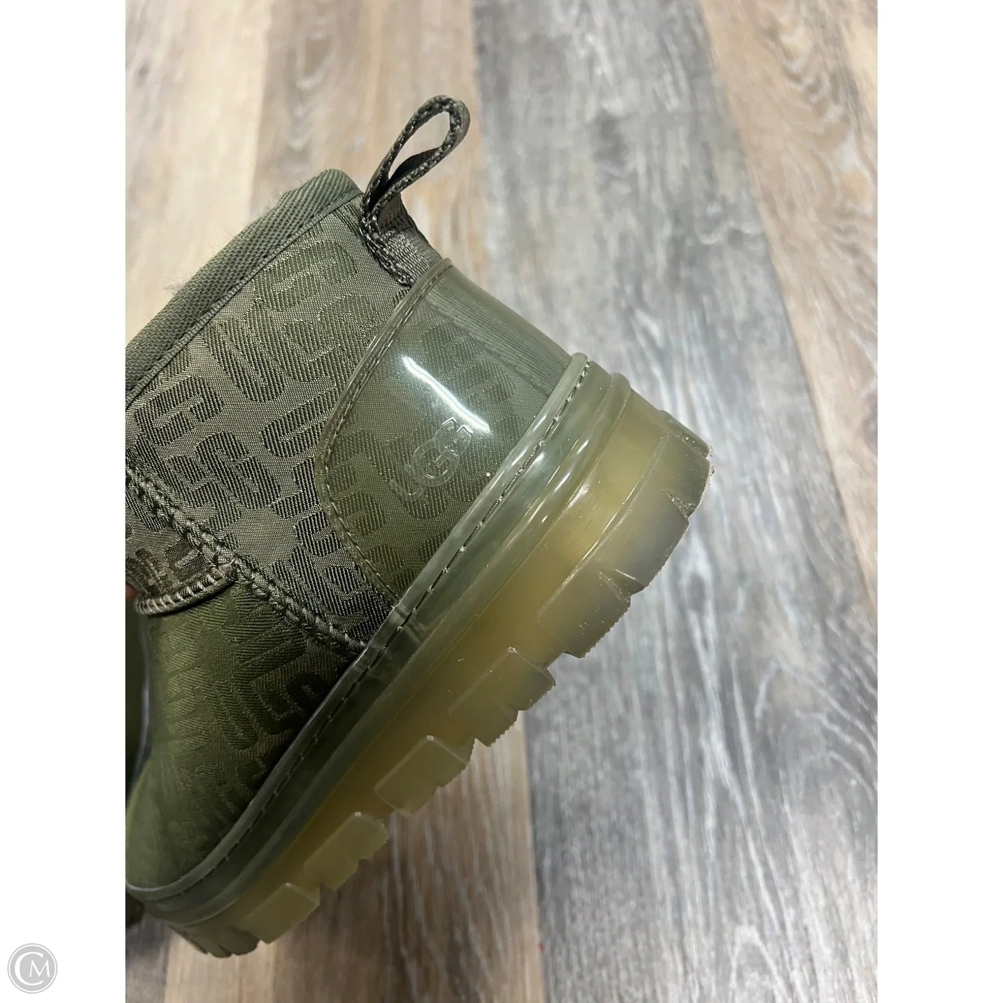 Boots Designer By Ugg In Green, Size: 7