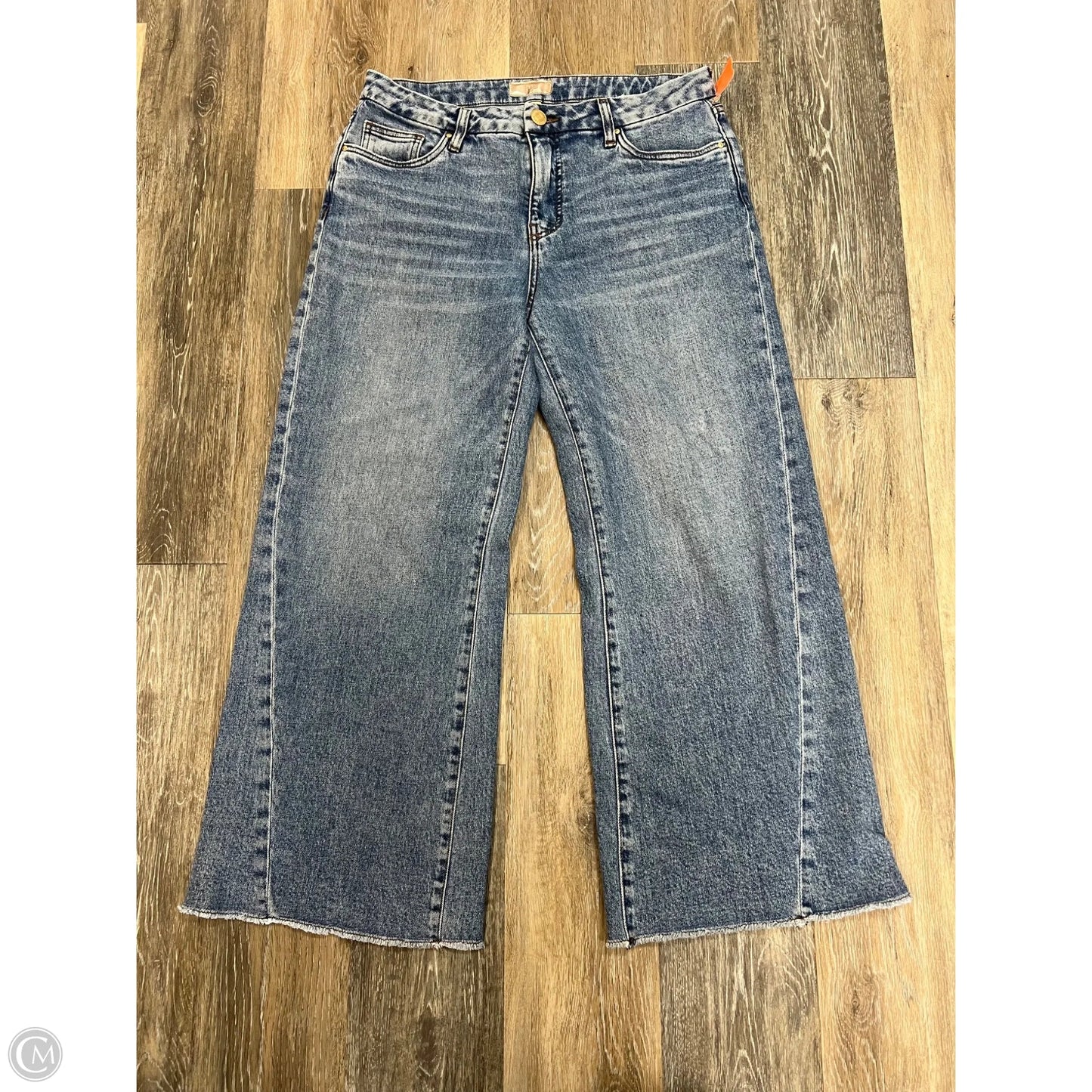 Jeans Wide Leg By Kut In Blue Denim, Size: 8
