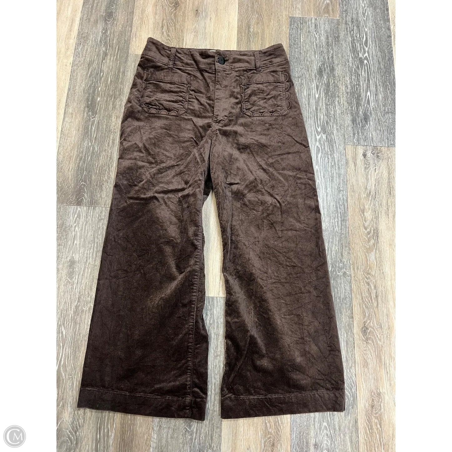Pants Corduroy By Maeve In Brown, Size: 10/30