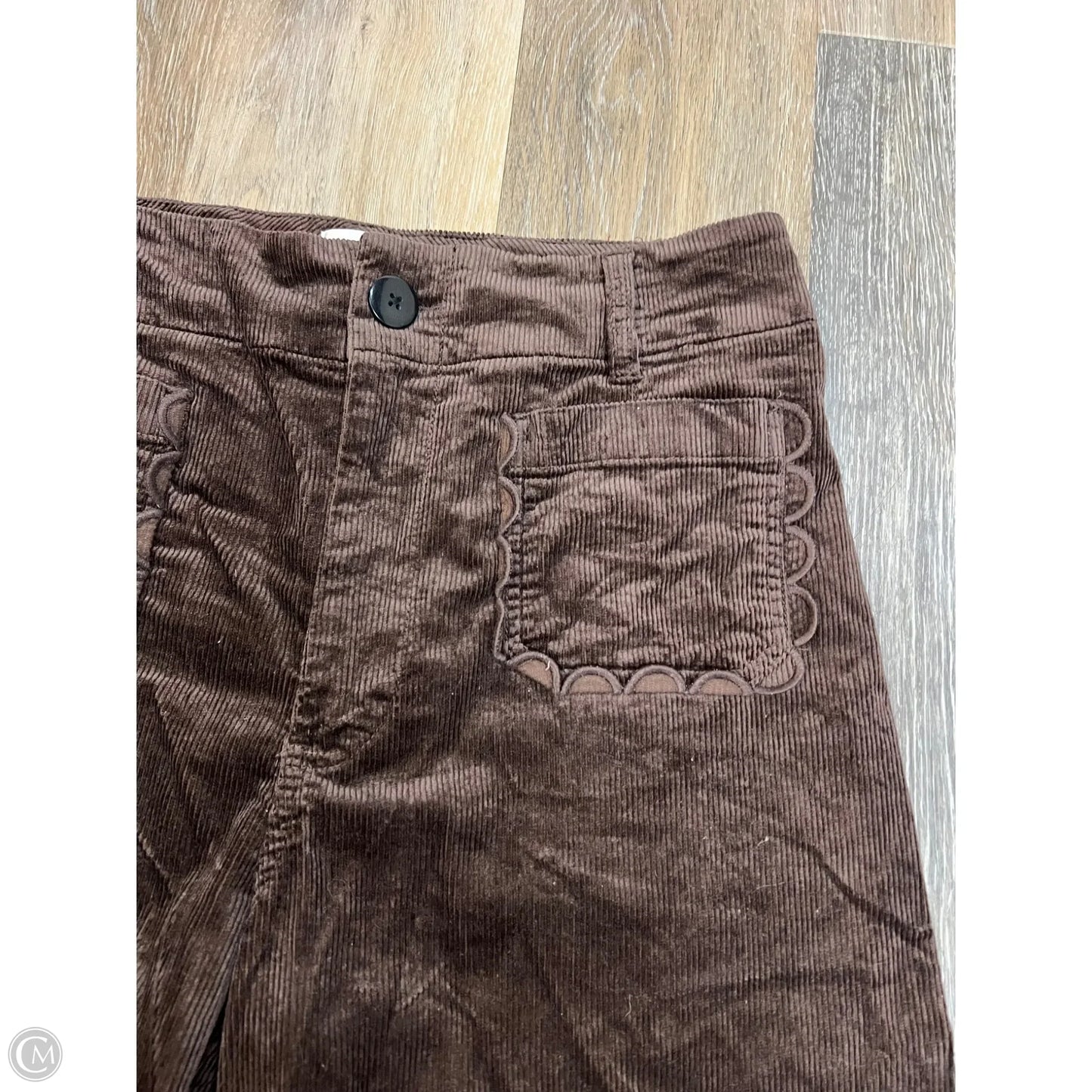 Pants Corduroy By Maeve In Brown, Size: 10/30