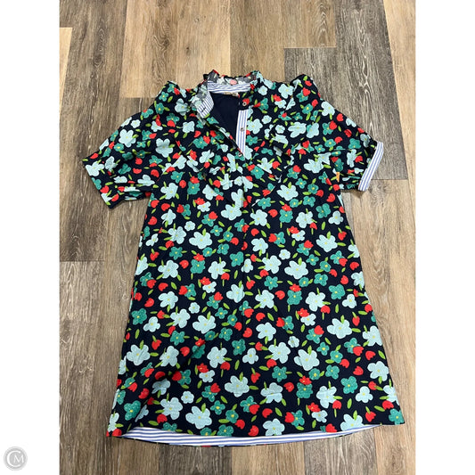 -Dress Casual Short By Entro In Floral Print, Size: M