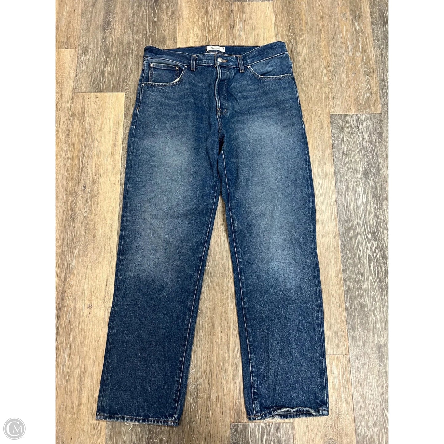 Jeans Straight By Madewell In Blue Denim, Size: 8/29