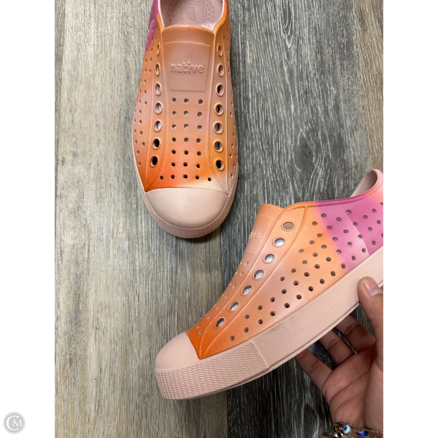 Shoes Flats By Native In Orange & Pink, Size: 7