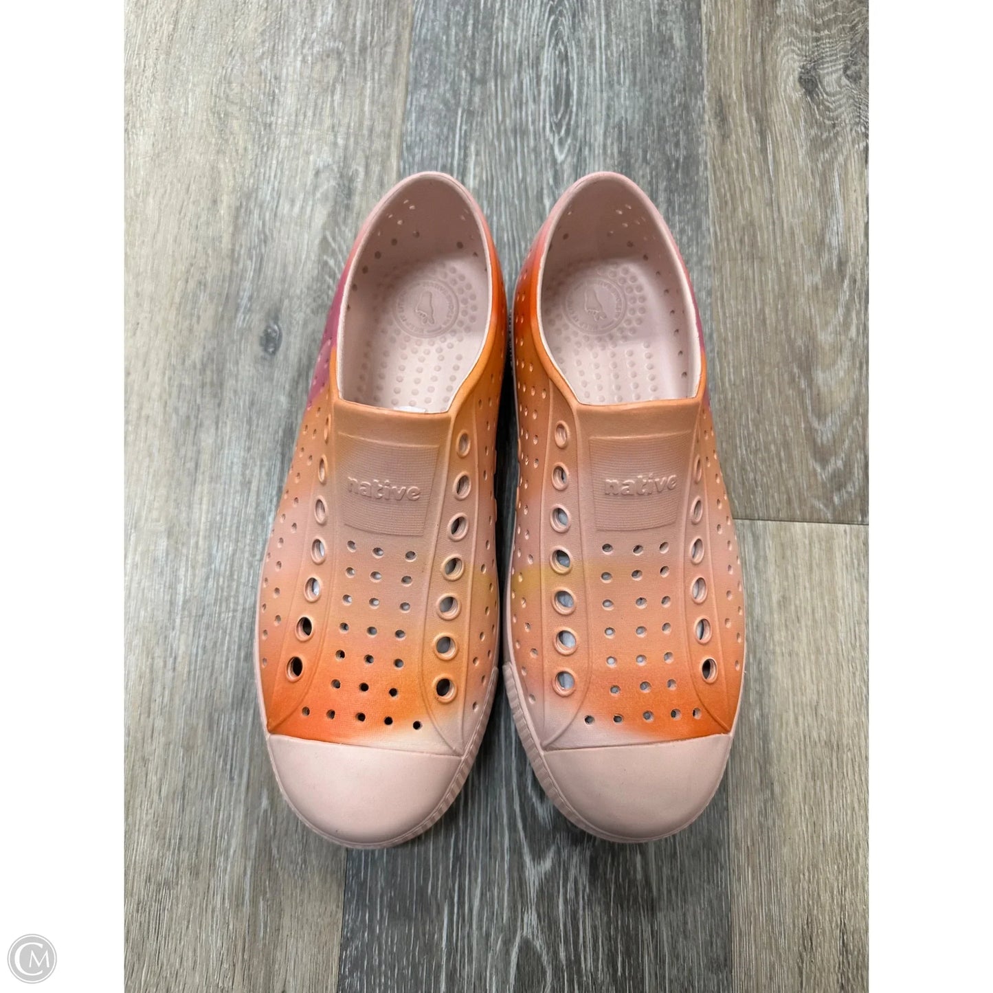 Shoes Flats By Native In Orange & Pink, Size: 7