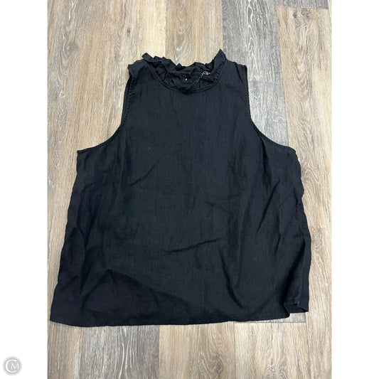 Top Sleeveless By J. Crew In Black, Size: Xl
