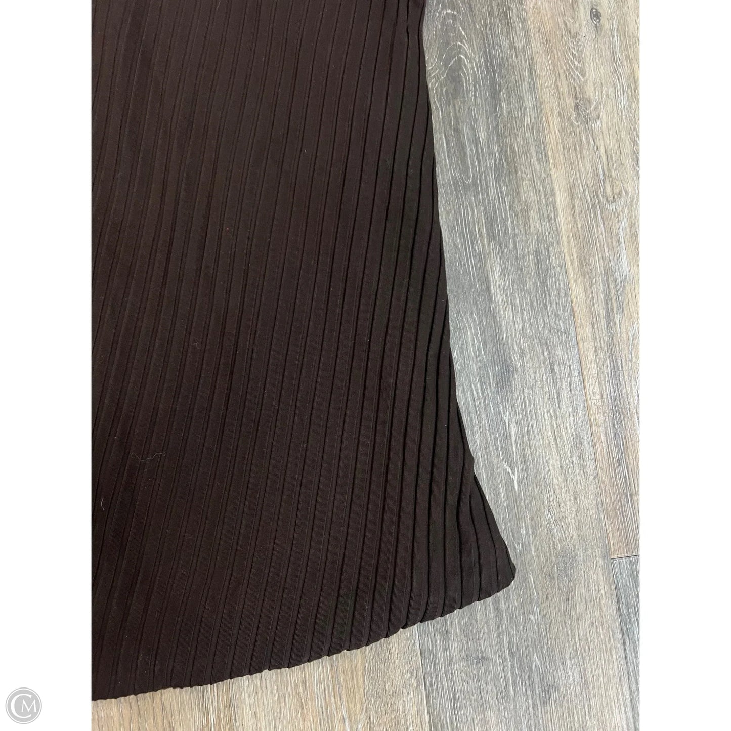 Top Short Sleeve By Banana Republic In Brown, Size: Xl