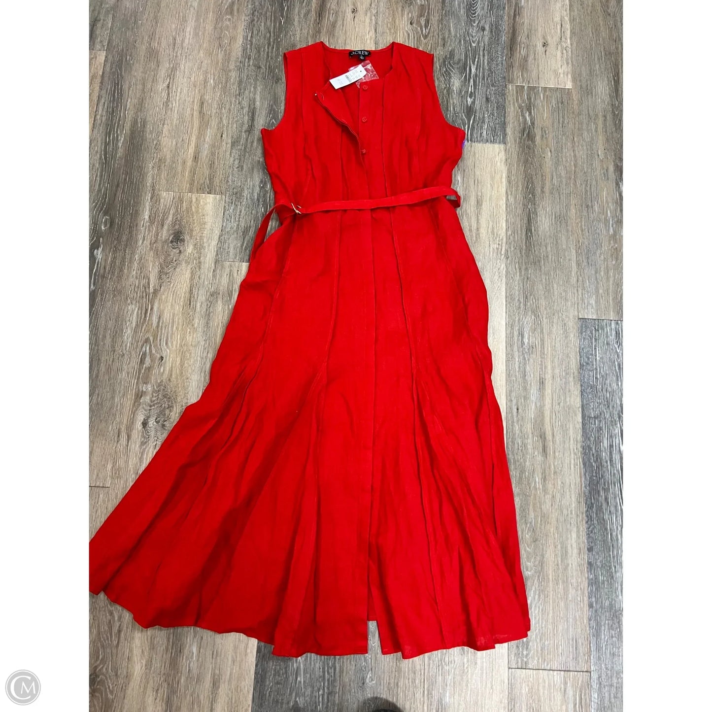 Dress Casual Maxi By J. Crew In Red, Size: Xl (tall)