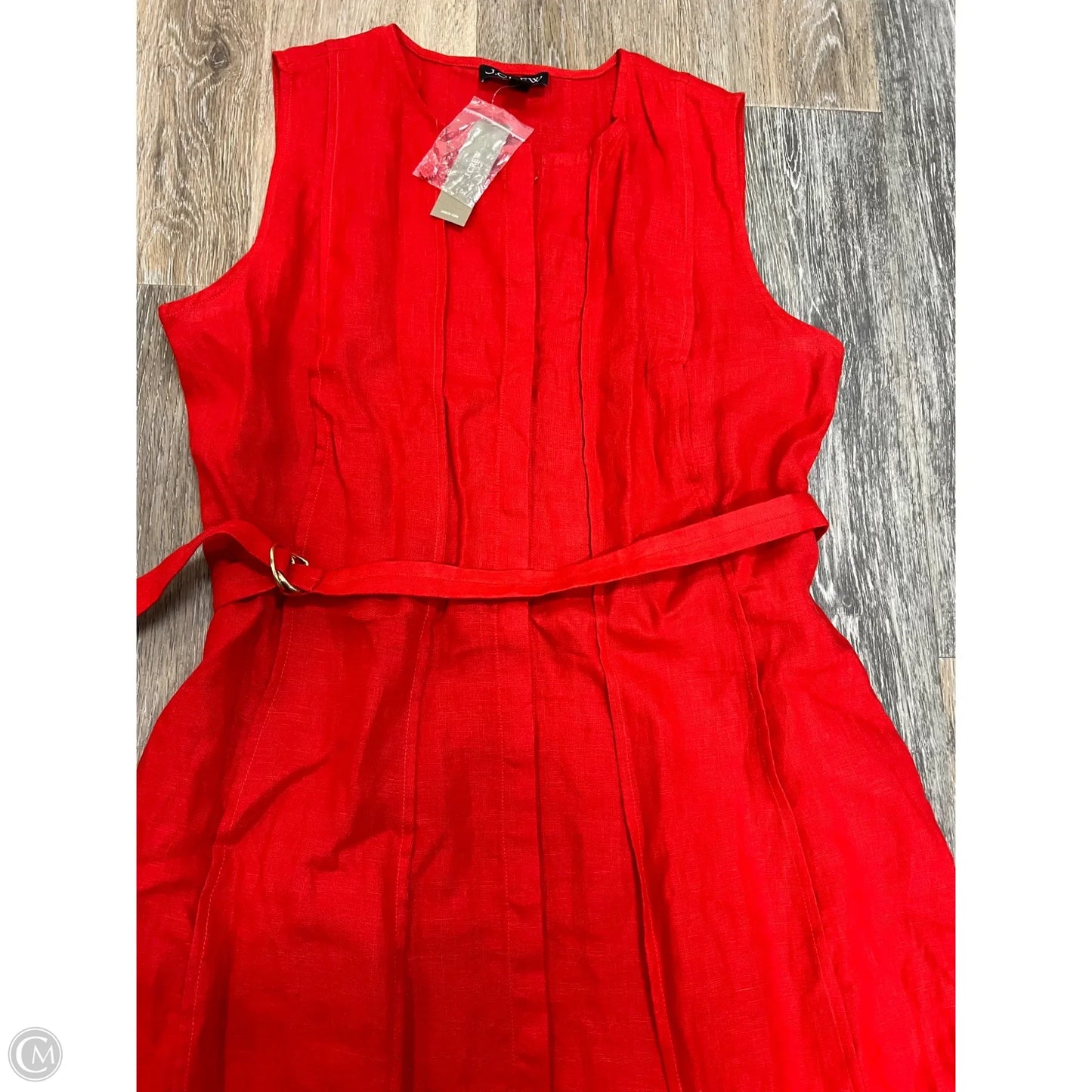 Dress Casual Maxi By J. Crew In Red, Size: Xl (tall)