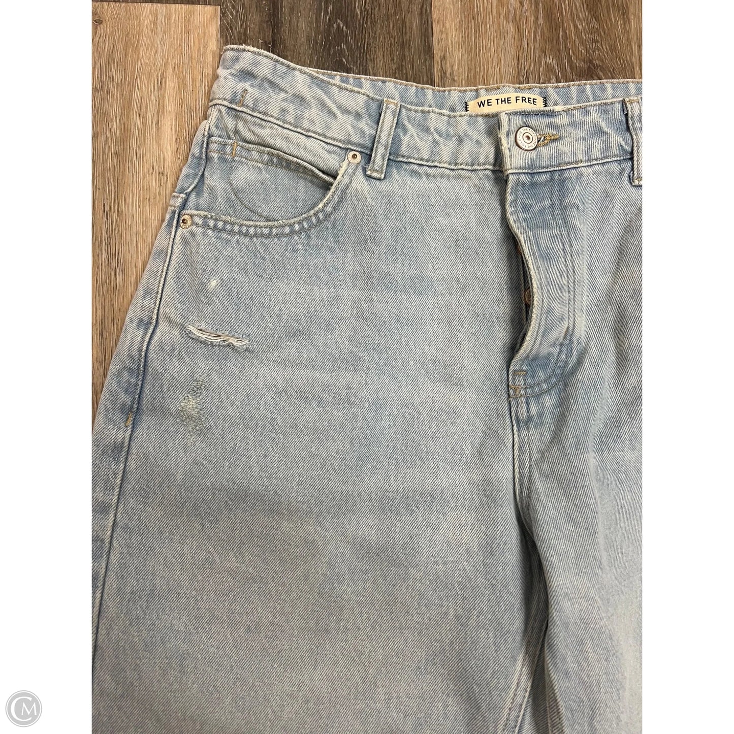 Jeans Cropped By We The Free In Blue Denim, Size: 6