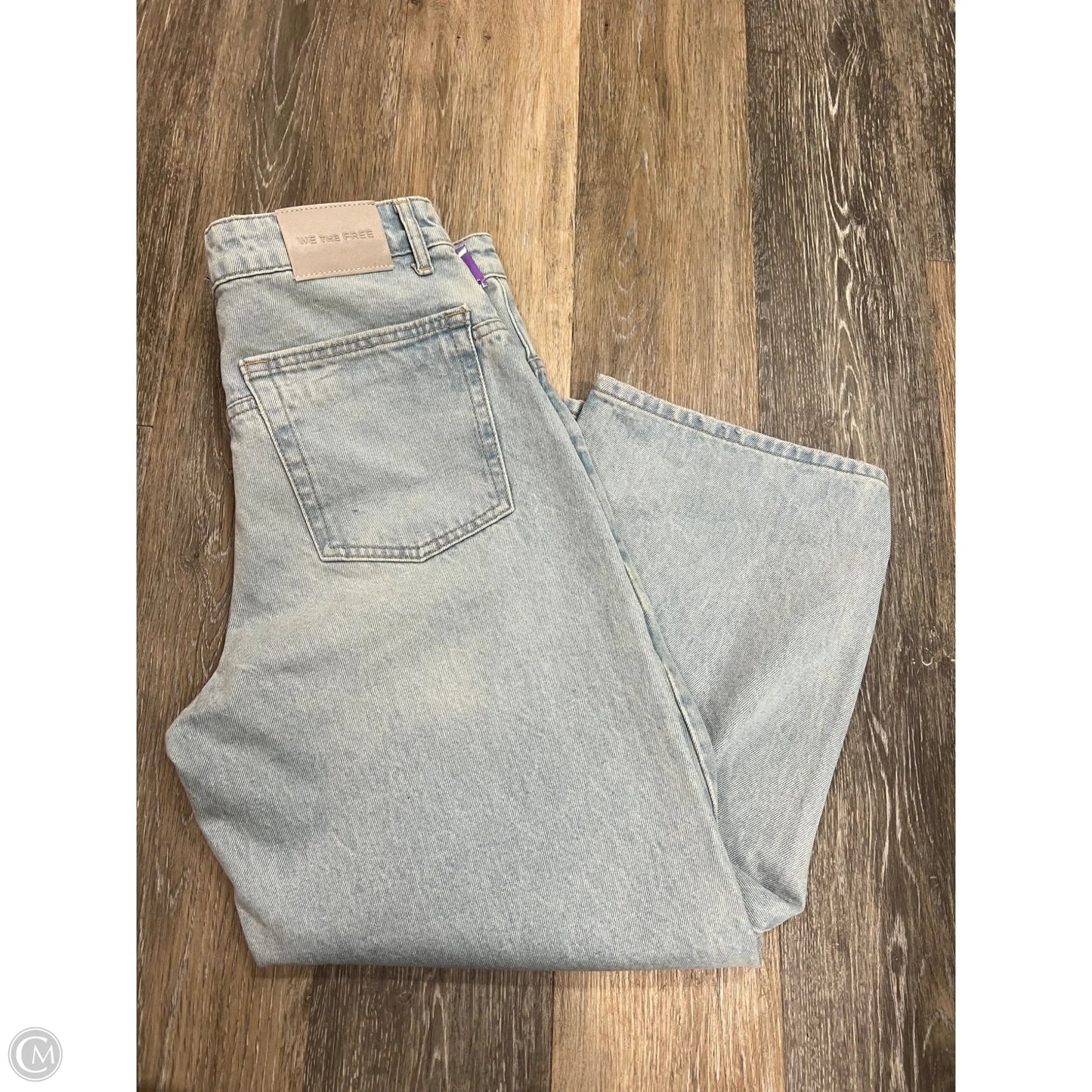 Jeans Cropped By We The Free In Blue Denim, Size: 6