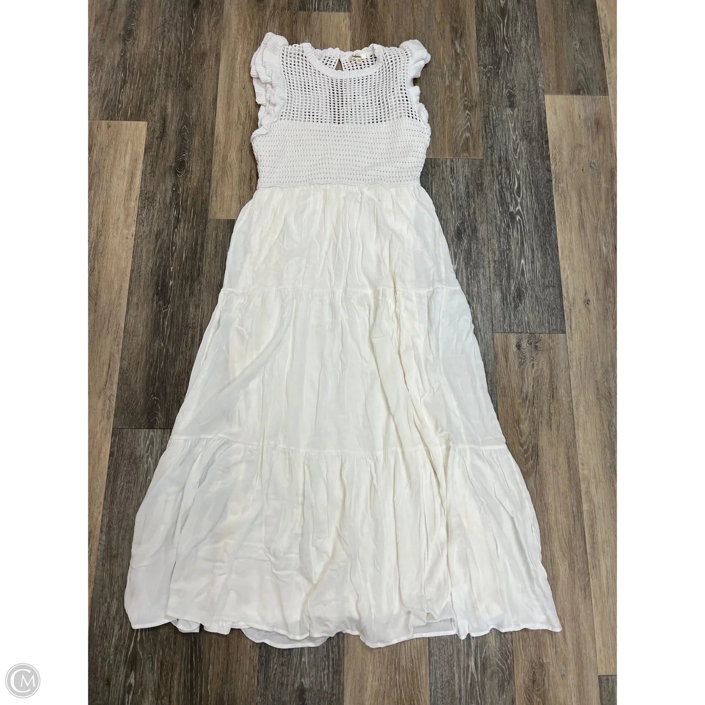 Dress Casual Maxi By La Lavon In White, Size: L