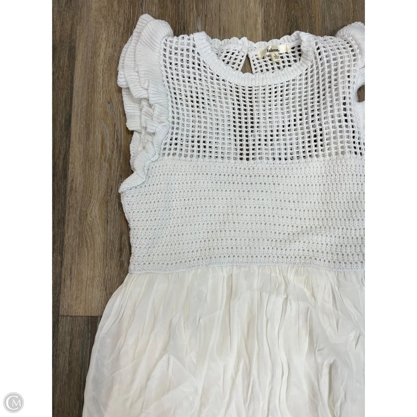 Dress Casual Maxi By La Lavon In White, Size: L