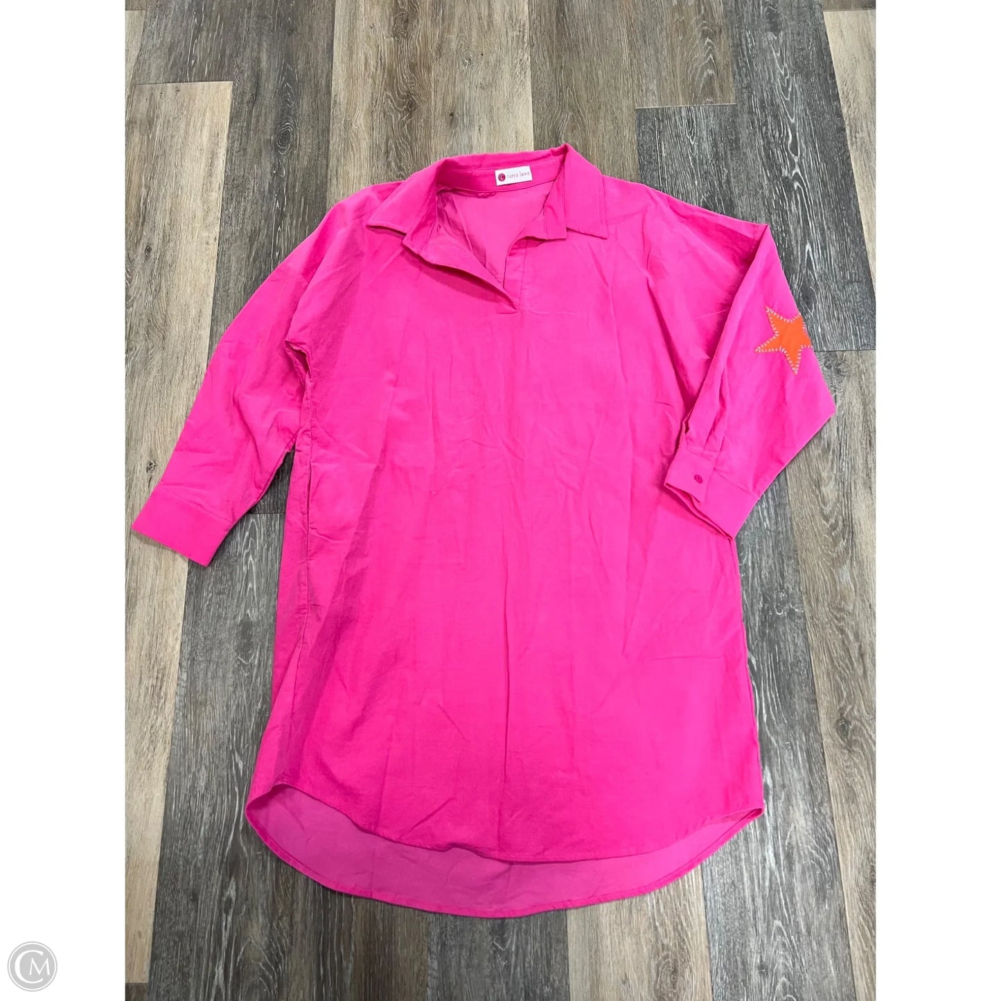 Dress Casual Short By Caryn Lawn In Pink, Size: Osfm