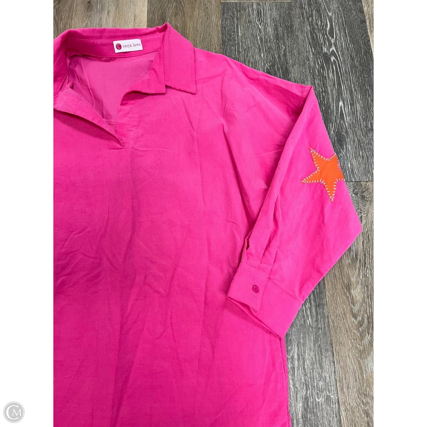 Dress Casual Short By Caryn Lawn In Pink, Size: Osfm