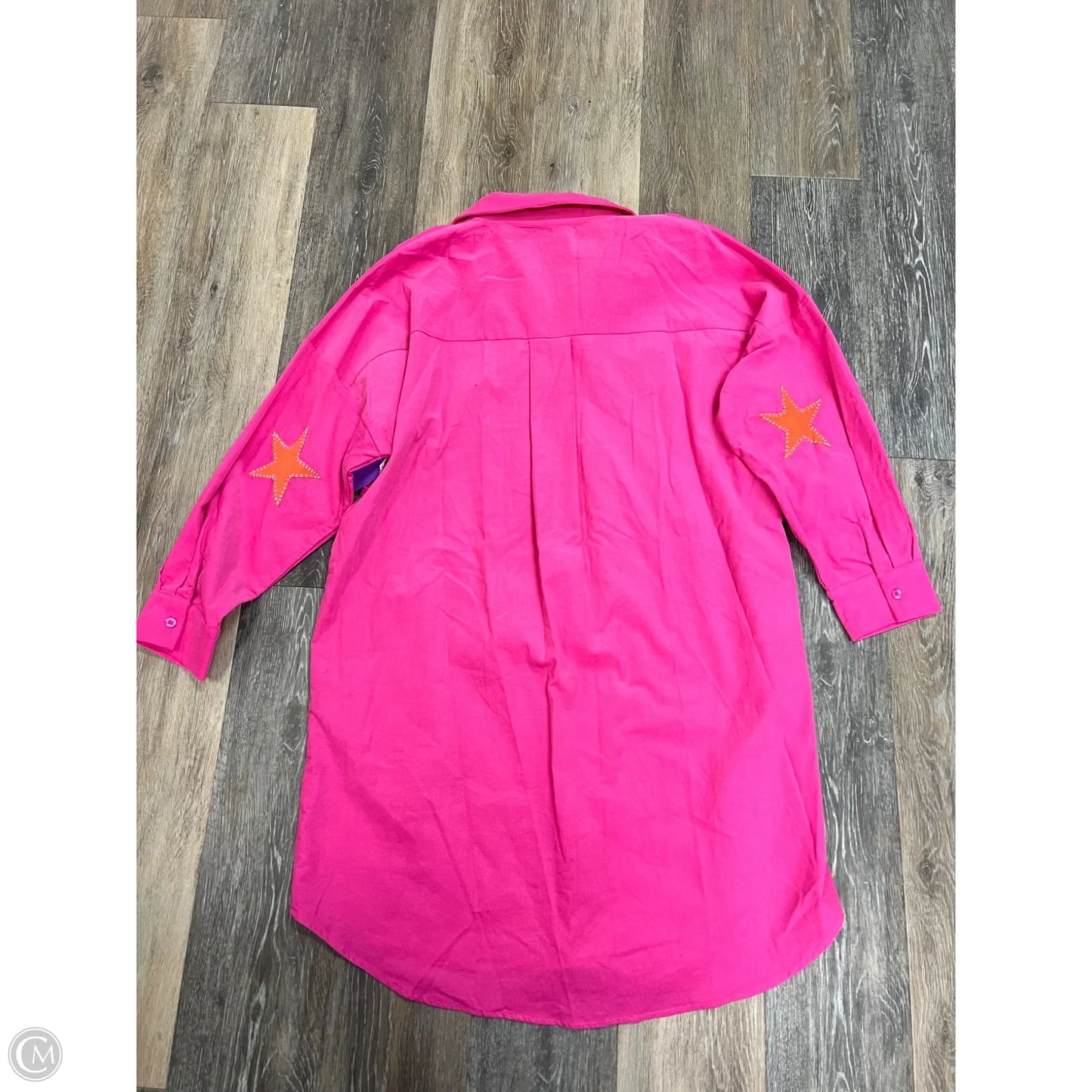 Dress Casual Short By Caryn Lawn In Pink, Size: Osfm