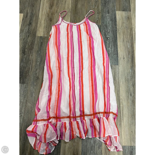 -Dress Casual Maxi By Thml In Pink & White, Size: S