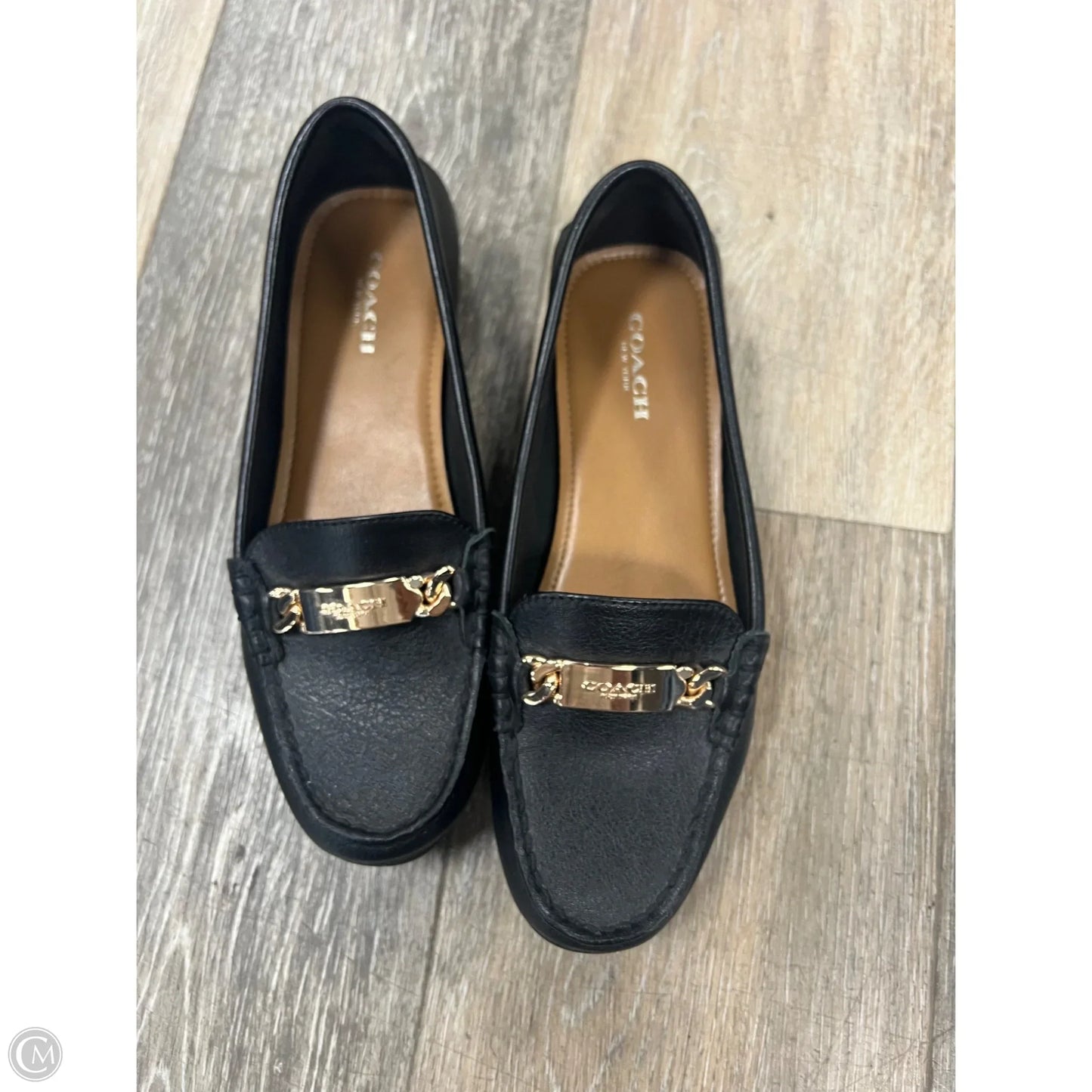 Shoes Designer By Coach In Black, Size: 5
