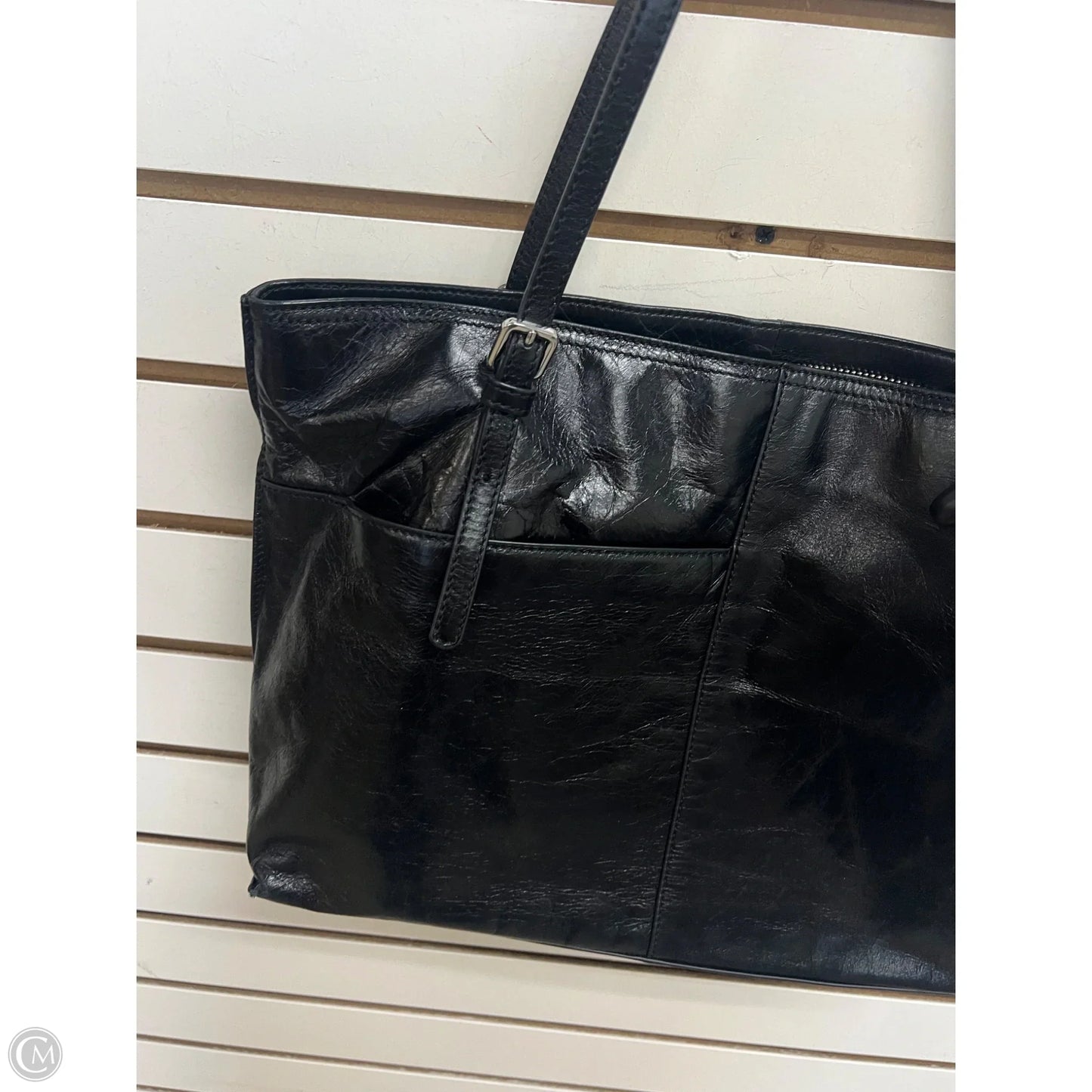 Handbag Leather By Hobo Intl, Size: Medium