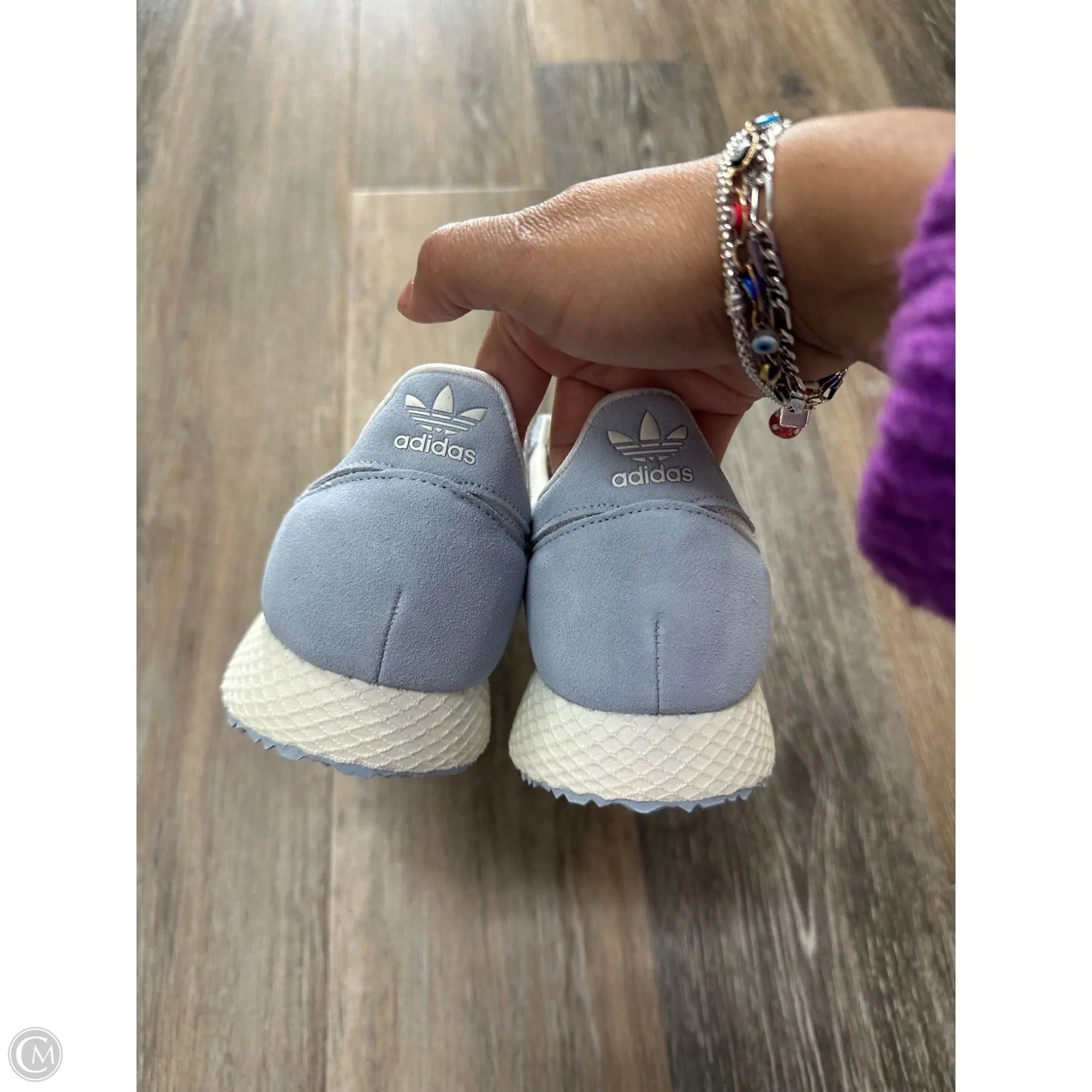 Shoes Sneakers By Adidas In Blue, Size: 9