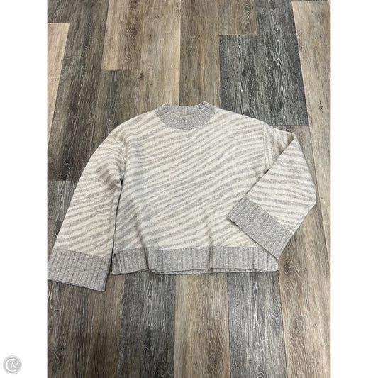 Sweater Cashmere By White And Warren In Grey & White, Size: S