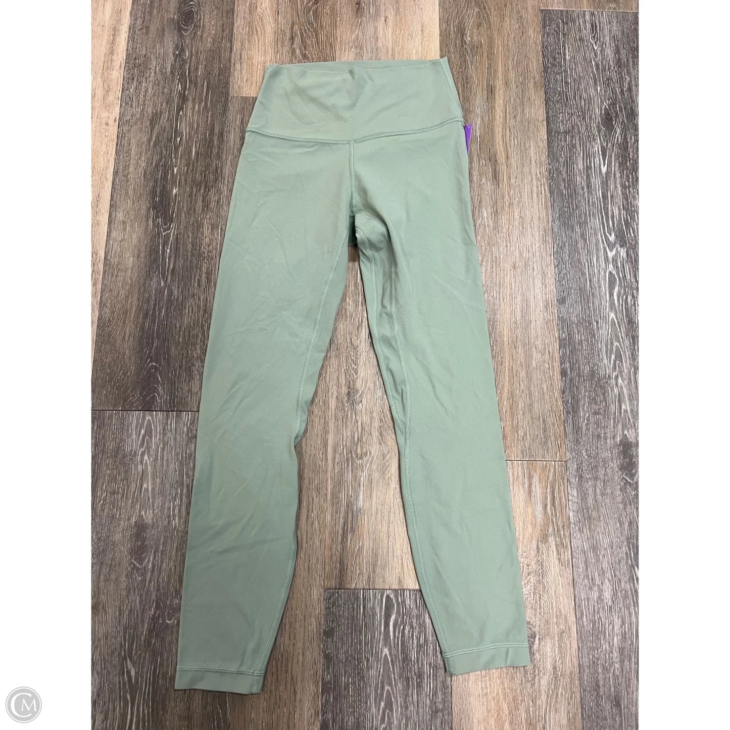 Athletic Leggings By Lululemon In Green, Size: 4