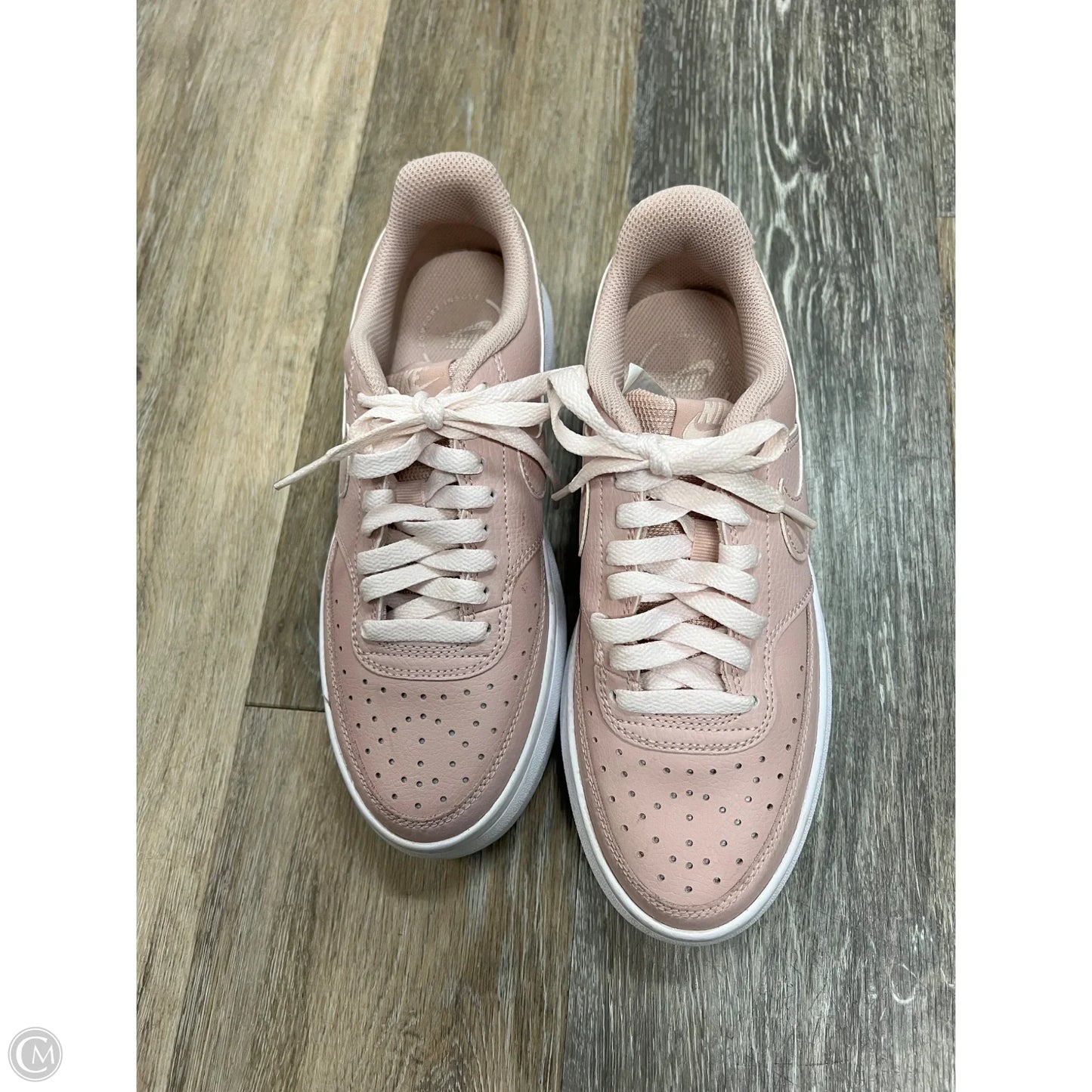 Shoes Sneakers By Nike In Pink & White, Size: 7.5