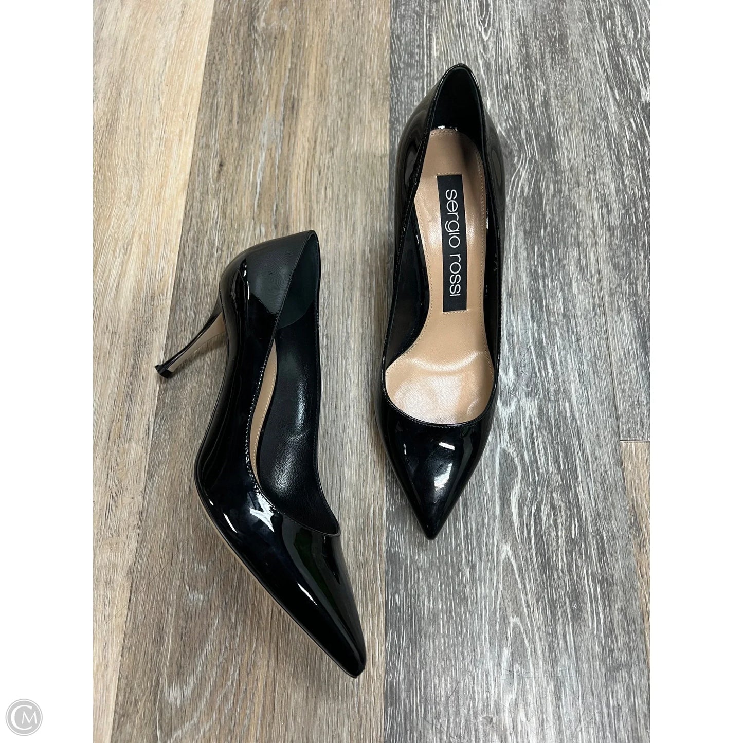 Shoes Designer By Sergio Rossi In Black, Size: 7.5