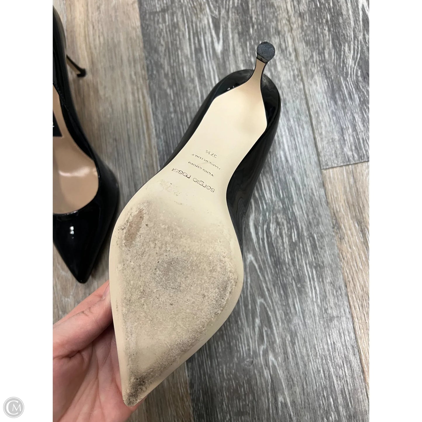 Shoes Designer By Sergio Rossi In Black, Size: 7.5