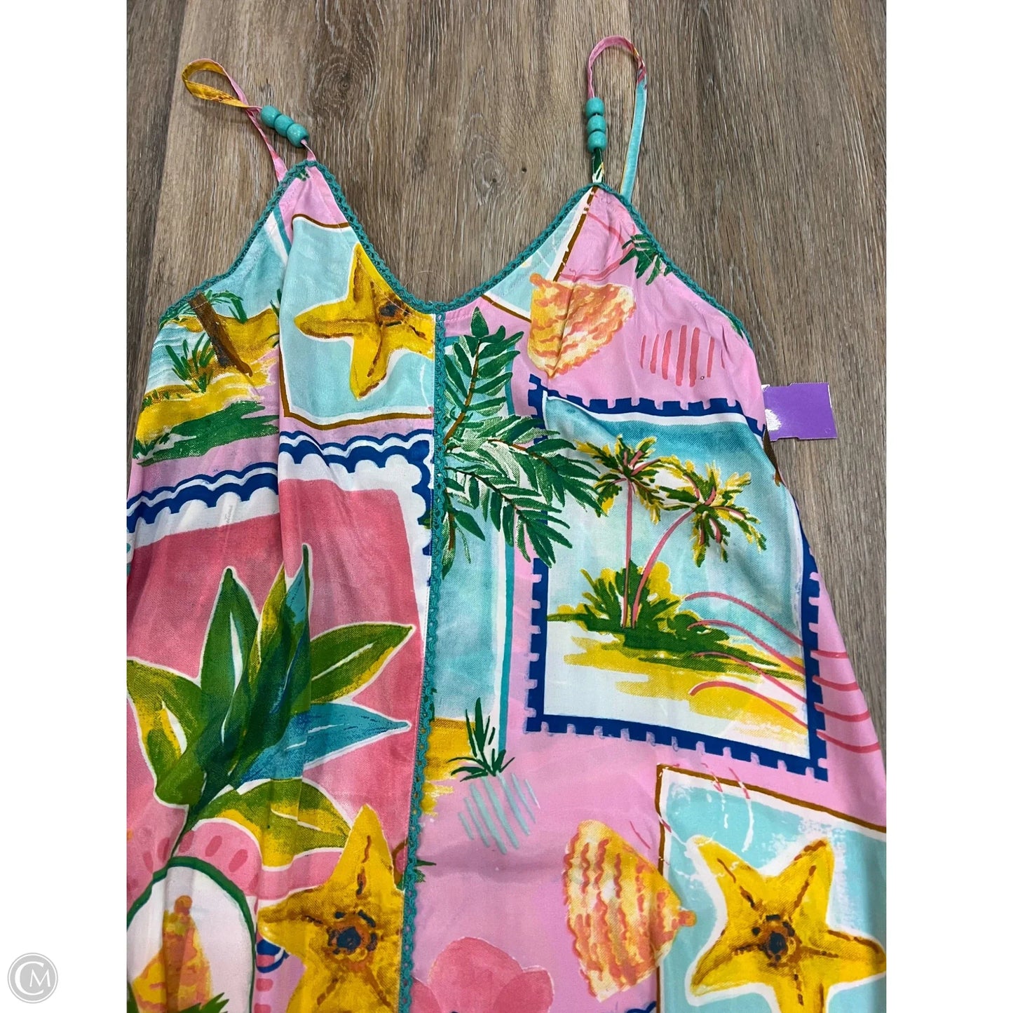 Dress Casual Maxi By True Destination In Tropical Print, Size: Xs