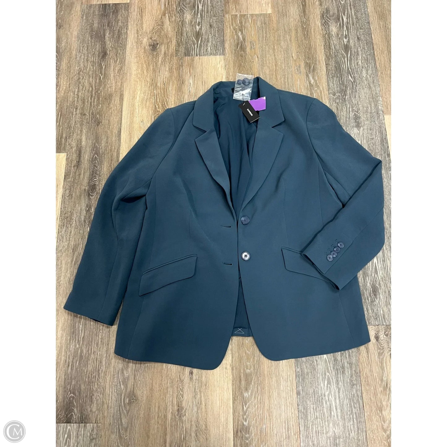 Blazer By Express In Blue, Size: L