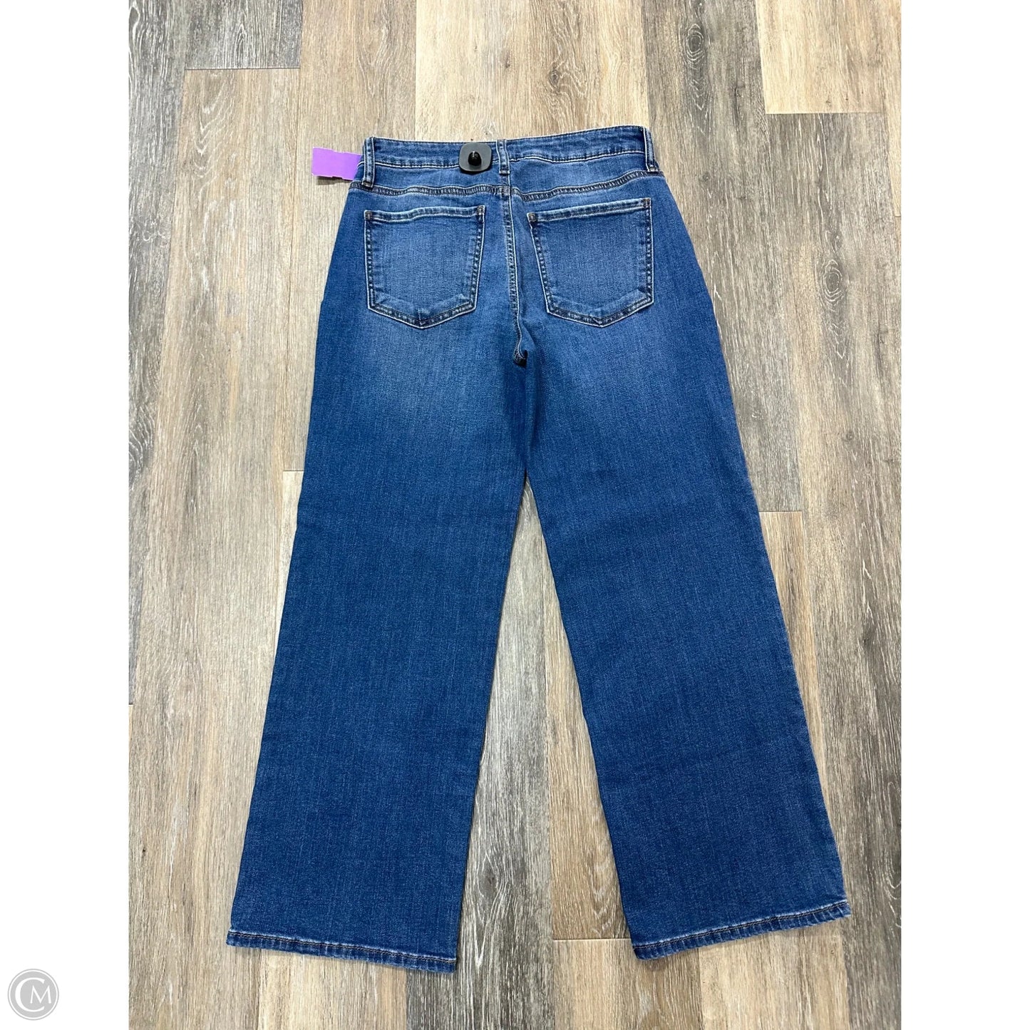 Jeans Wide Leg By Kut In Blue Denim, Size: 4