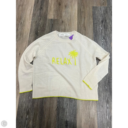 Sweater Cashmere By Golden Sun In Cream, Size: M/L