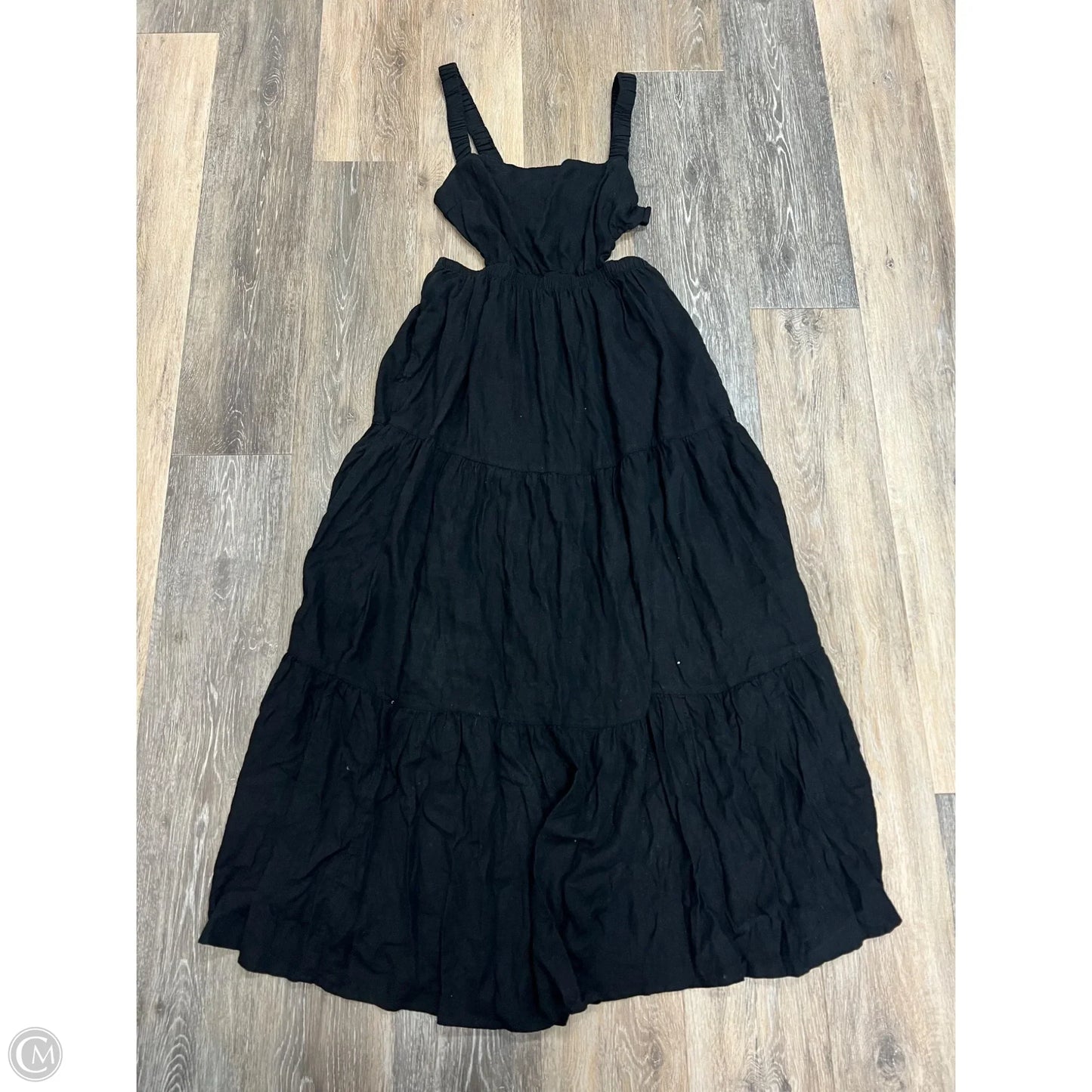 Dress Casual Maxi By Abercrombie And Fitch In Black, Size: S