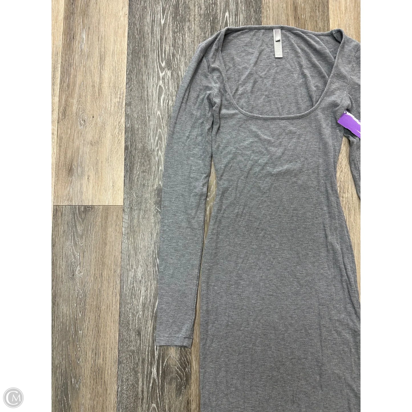 Dress Casual Maxi By Skims In Grey, Size: M