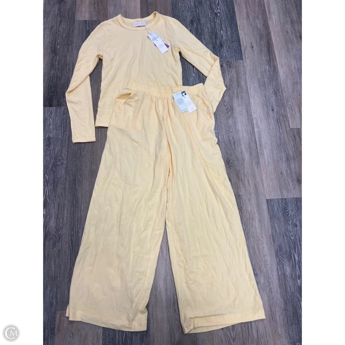 Lounge Set Pants By Abercrombie And Fitch In Yellow, Size: S